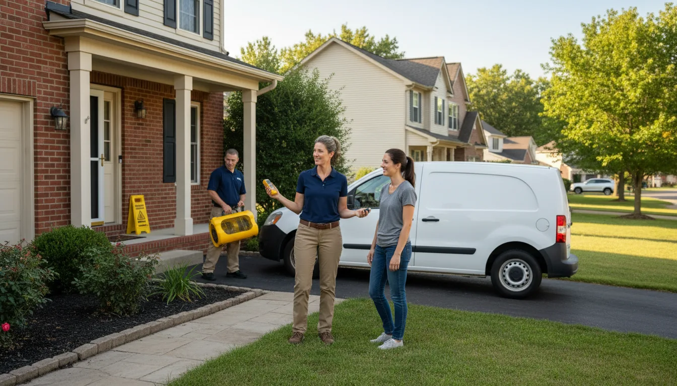 Residential water damage restoration in Centre Hall, PA